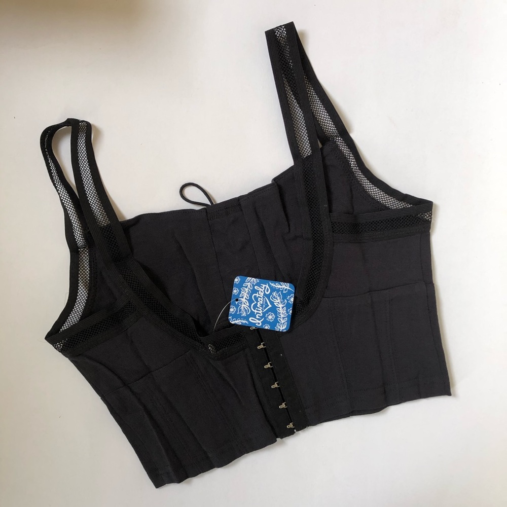 Free People She Fancy Brami Black Corset Bra Small - Picture 3 of 4